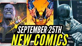 NEW COMIC BOOKS RELEASING SEPTEMBER 25TH 2024 DC MARVEL COMICS PREVIEWS COMING OUT THIS WEEK #comics