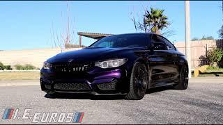 Inozetek Midnight Purple wrap BMW M4 F82 looks dope unbelievable results true auto creations