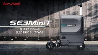 Airwheel SE3MiniT smart luggage is a electric go-cart that can bring convenience to the journey