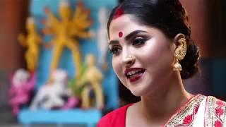 দুর্গে দুর্গে দুর্গতিনাশিনী ||  Debolinaa Nandy by #DailyTubeOfficial