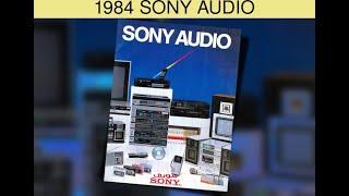 Sony Catalog 1984: Unleash the Power of Audio Technology [english]
