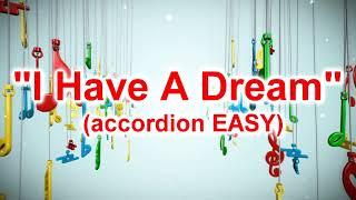 "I Have A Dream" (accordion EASY sheet music review)