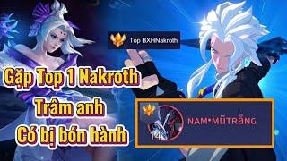 Gặp Top 1 Nakroth Nam Mũ Trắng chơi rất hay nhưng Trâm rất tiếc | LIÊN QUÂN | Trâm anh nata