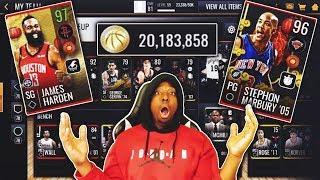 MASSIVE 12 MILLION COIN NBA LIVE MOBILE 19 SHOPPING SPREE!!!