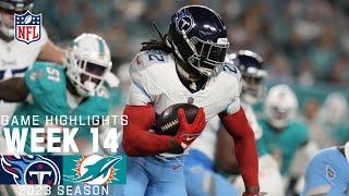 Tennessee Titans vs. Miami Dolphins | 2023 Week 14 Game Highlights