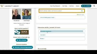 Education Databases and Doctoral Research Resources