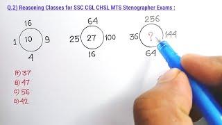 रीज़निंग /Reasoning  for RRB NTPC SSC CGL CHSL MTS Exams | Aptitude & Reasoning | Reasoning Tricks |