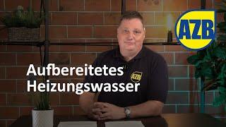 Aufbereitetes Heizungswasser