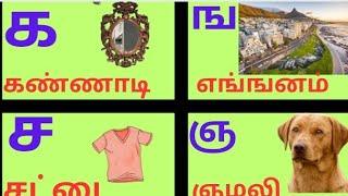 க ங ச வரிசை அறிவோம்||க வரிசை அறிவோம்