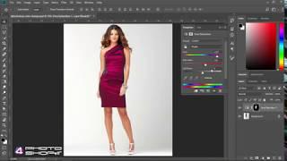 عوض کردن رنگ لباس در فتوشاپ