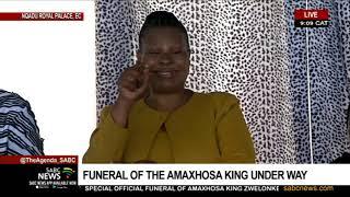AmaXhosa King funeral | Obituary by Noxolo Grootboom (audio)
