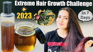 7 Days Extreme Hair Growth Challenge (2023) : Grow Your Hair Faster Thicker & Longer in 7 Days️