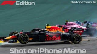 Shot on iPhone meme but it's Formula 1