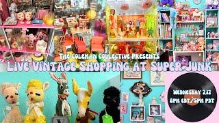 Live Vintage Shopping at Super Junk with David, Sarah & Greta | Join us to see the new goods!