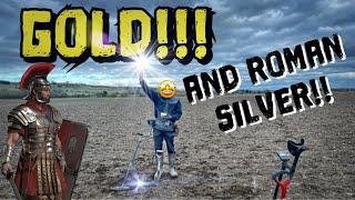 GOLD! and ROMAN SILVER! metal detecting with XP DEUS 2