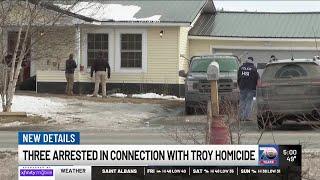 3 arrested in connection with Troy homicide