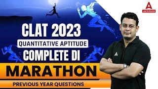 CLAT 2023 Quantitative Aptitude | Complete DI Marathon & Previous Year Questions CLAT 2023