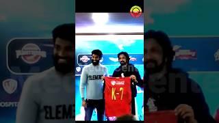 Kiccha Sudeep K-7 Jersey #kicchasudeep #kcc #kcccricket #mediacenter #shivarajkumar #sudeep #shorts