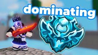 DOMINATING In RANKED As AERY... (Roblox BedWars)