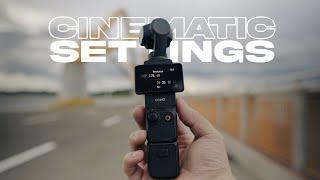 DJI OSMO POCKET 3 | Cinematic Settings you NEED to know