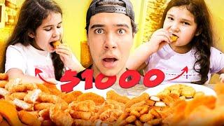 FIRST TO FINISH CHICKEN NUGGETS WINS $1000!!