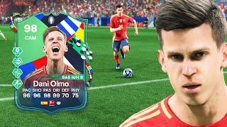 FULLY UPGRADED 98 PATH TO GLORY DANI OLMO IS INCREDIBLE IN EA FC 24!!