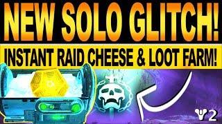 Destiny 2 | NEW SOLO RAID GLITCH! How To Get INSTANT FREE LOOT, Fast FARM & CHEESE! (SEASON OF DAWN)