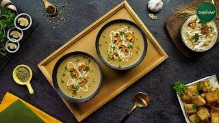 Chicken Mushroom Soup Recipe by SooperChef (Cream of Mushroom Chicken Soup)