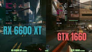 RX  6600 xt vs GTX 1660