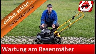 Wartung am Rasenmäher | Rasenmäher Messer schärfen und auswuchten | So lebt dein Rasenmäher länger 