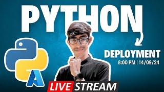 Deploy Python Web Application on Azure Live | App Service | Website Deployment