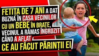 O Fetiță de 7 ani a Dat buzna în casa vecinilor cu un bebe în Brațe, Vecinul a rămas Îngrozit când..