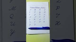 Cursive writing a to z | Cursive abcd | Cursive writing abcd | Capital letters | Cursive handwriting