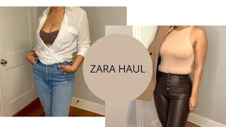 ZARA HAUL | BASIC NEUTRAL PIECES & TRY ON | VANESSA GARCIA