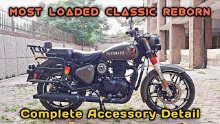 Most loaded CLASSIC REBORN ever, almost every accessory installed on my classic reborn 350 ( NANDI )