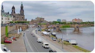 Dresden, Germany - Driving through the city