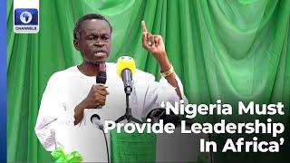 [Full Speech] Nigeria's Democracy Will Have Meaning When She Provides Leadership In Africa - Lumumba