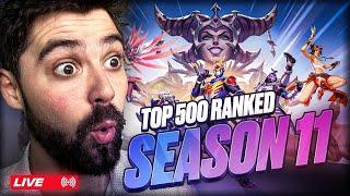 NEW SEASON 11 TANK PLACEMENTS + RANK 1 COMBINED PUSH- COACHING !PATREON !AD