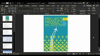 Project to Product Book Summary