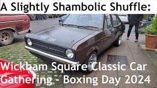 Utter Chaos! A Slightly Shambolic Shuffle: Wickham Square Boxing Day Classic Car Gathering 2024