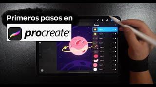 Primeros pasos en Procreate - Tutorial en Español (Uso de herramientas - con ejercicio practico)