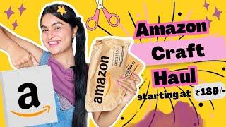 Amazon Craft Haul starting ₹189/-  #crafteraditi #youtubepartner #shorts #haulvideo @CrafterAditi