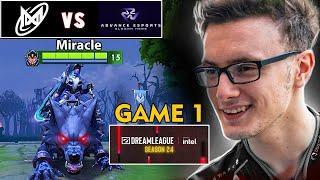 Miracle- Perspective | Nigma Galaxy vs Advance Esports| Game1