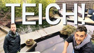 FILTER! ALGEN! FISCHE! Frühjahrscheck am Teich! mit @JK-Teichservice!