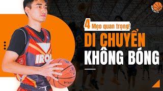 Top 4 mẹo quan trọng khi di chuyển với bóng || Bóng rổ TV