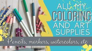 Entire Coloring and Art Supplies Collection