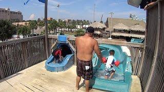 Bahnzai Pipeline Water Slide at Schlitterbahn Galveston