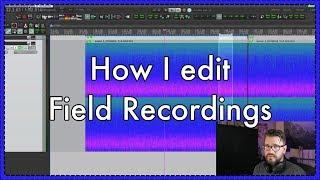 How I edit and process field recordings entirely in REAPER