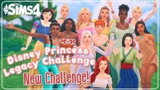 NEW DISNEY PRINCESS CHALLENGE || The Sims 4