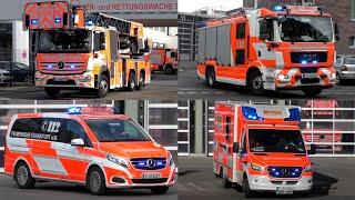 [Viel Pressluft und Bullhorn] Frankfurts Feuerwachen 1, 3 und 4 am Tag des Notrufs